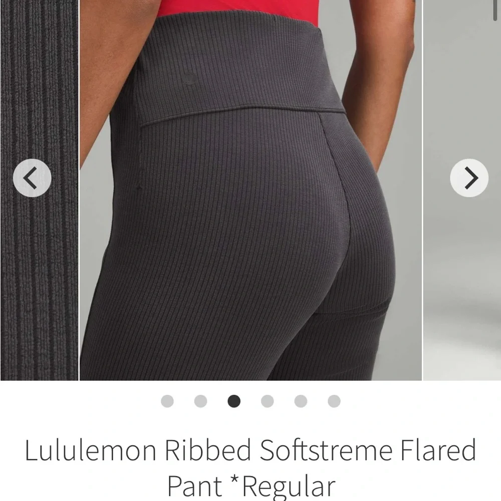 Lululemon Ribbed Softstreme Flared Pant - Picture 3 of 9